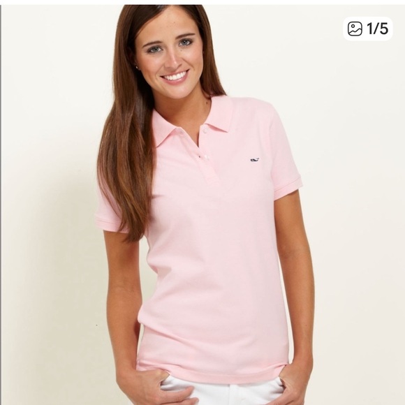 Vineyard Vines Tops - Vineyard Vines Women's Pink
Pique Polo